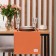 The path to the table Ethel Kitchen 40x150 cm, orange color, 100% cotton, sarzha 220 g/m2