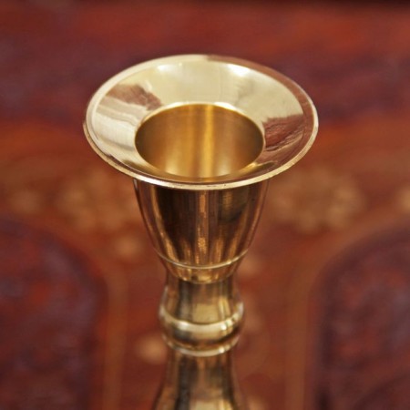 Summary for 1 candle "waist" brass 13x6x6 cm-2