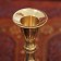 Summary for 1 candle "waist" brass 13x6x6 cm