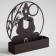 704-201BR stand for spirals from mosquitoes and incense 704-201BR 0.8x16x18 cm