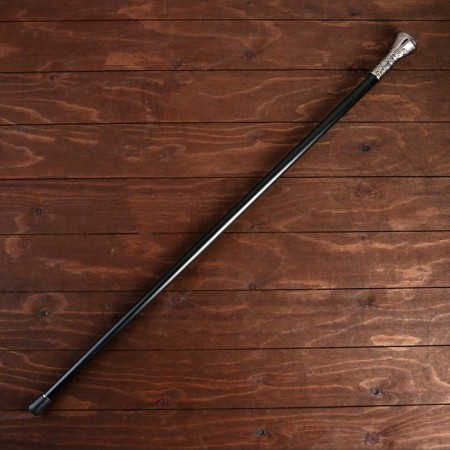 Souvenir product cane with a dagger, a blade 30cm, a knob bear