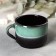Porcelain cup Verde Notte, 200 ml