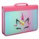Brauberg A4 lightning folder with a pen, with an organizer, 1 department, "Unicorn", 271447