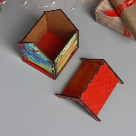 New Year's tea house "Snake. Compose dreams" 10.5x9.5x12 cm-4