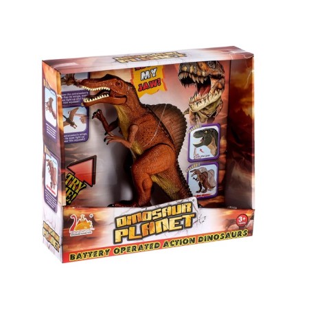 Spinosaurus dinosaur, works on batteries, light and sound effects-3