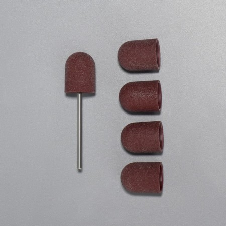 A set for hardware manicure and pedicure, base, caps 5 pcs, d 13 × 21 mm, abrasiveness 240-3