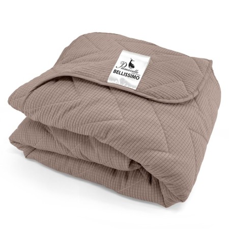 Primvelle Muslin bedspread, bilateral, size 240x240 cm, cocoa color-3
