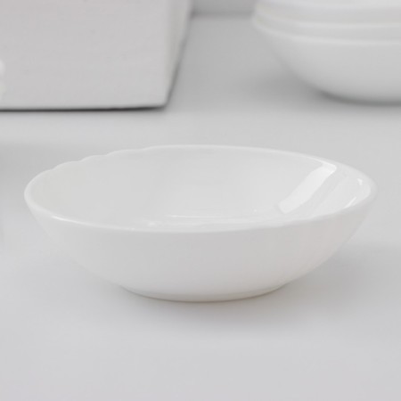 Set of saucepan luminarc lotusia, d = 11 cm, glass ceramic, 6 pcs, white color-1