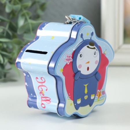 Piggy bank Metal "Funny Alient" MIX 5.5x9.5x10 cm-3