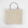 Handles for the bag "circle", metal, d = 10 cm, 2 pcs, silver color