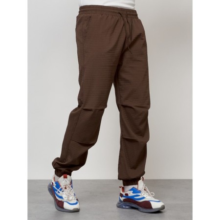 Male tracksuit, size 54, brown color-6