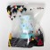 Dinosaurus nightlight LED from 3haaa batteries 7.5x7.5x11 cm Risalux