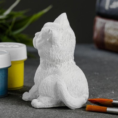 Figure for coloring "cat sits" 8x6x6cm-1