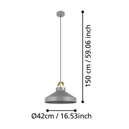 ESTEPONA 1x40W chandelier E27-4