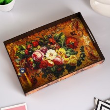 Tray with handles 
