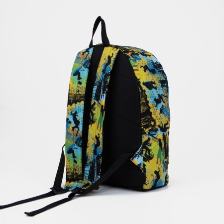 A backpack with a zipper, Erich krause, colorful color-1