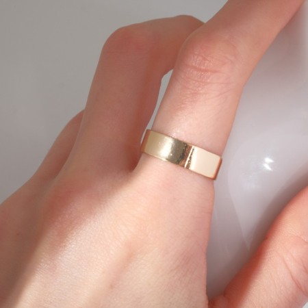 Ring "Classics" minimal, color gold, dimensionless-1