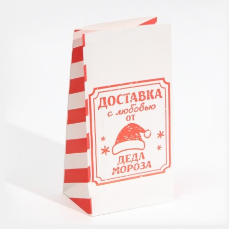 Package without pens "Delivery with love", 10 x 19.3 x 7 cm, New Year-3