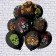 Latex Shar "" Halloween in the Mexican style ", silkography, 2-hand, set 25 pcs., Mix