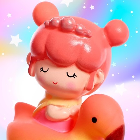 Fairytale doll "Princess Flamingo"-3