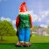 Garden figure "Dwarf with a basket of apples" 36x32x87cm