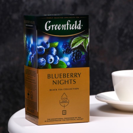 Greenfield Blueberry Nights Black Tea 25p*1.5 gr.