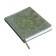 Delivery of Leduced A5, 144 sheets "Courage", hard binding with foam rubber, artificial leather, pancake embossing, white offset 80 g/m², green