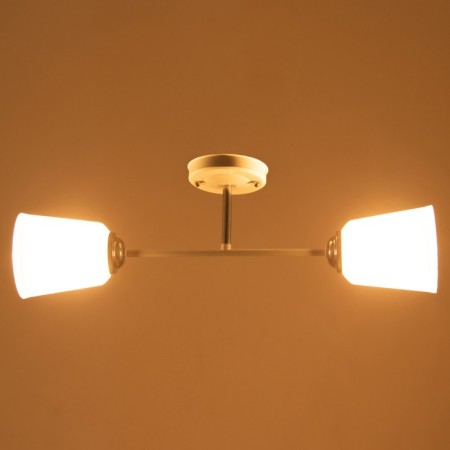 Luer "Ray" (cylinder) 2x15W E27 Model: BR 00249 White/transparent-2