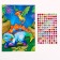 Application with rhinestones for children "Dino", A6, a set for creativity