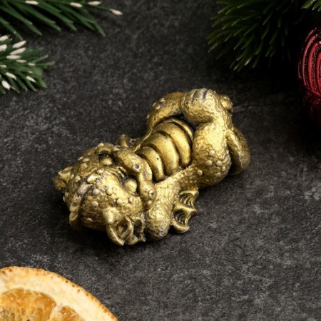 Figure with the suspension "Dragon Rei" old gold, 5x3x2cm-2