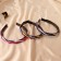 Hair cap "braid" stripes, 2 cm, mix