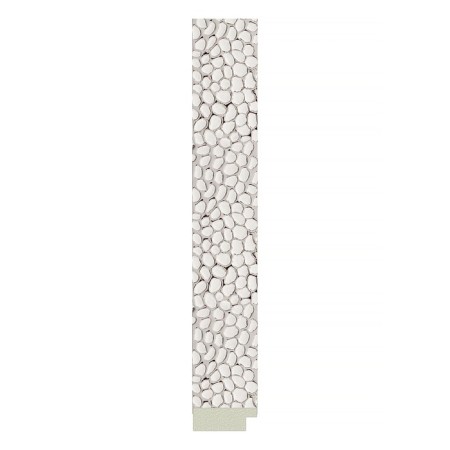 Mirror in the baguette frame, white minting 46 mm, 53x68 cm-2