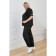 Female trousers, size 68, black color
