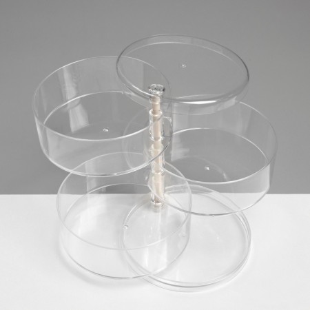 Transformer decoration stand 3 sections, 11.5 × 13.5 cm, transparent color-2