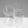 Transformer decoration stand 3 sections, 11.5 × 13.5 cm, transparent color