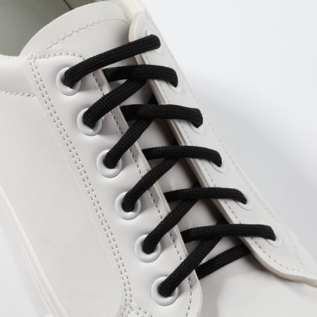 Shoes for shoes, steam, round, d = 5 mm, 90 cm, black color-1
