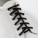 Shoes for shoes, steam, round, d = 5 mm, 90 cm, black color