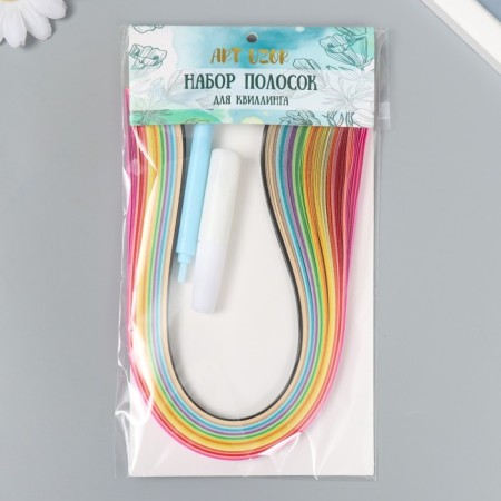 Quilling set (PVA glue, quilling tool, 160 strips 0.5 cm) mix-3