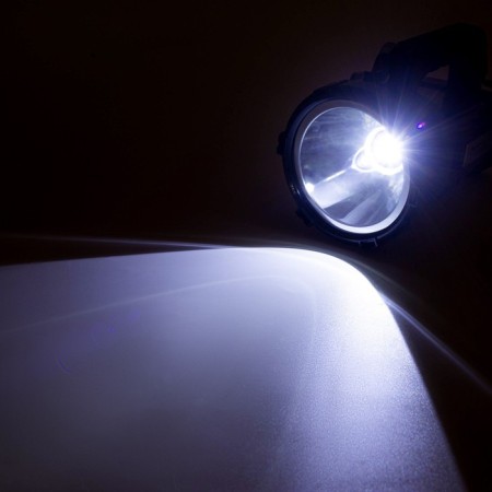 Flight battery flashlight, 10 W, 5000 mAh, LED, 3 modes, 12.5 x 23 x 14 cm-3