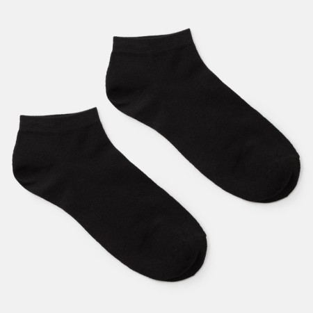 Men's socks shortened minku "bamboo", black color, size 40-41 (27 cm)