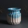 Aroma lamp ceramics "Greek amphora" Blue 9x9x9.5 cm