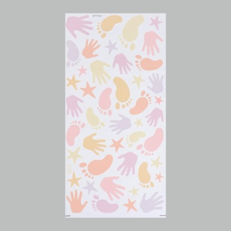 Interior color sticker "legs and palms" 30x60 cm-3