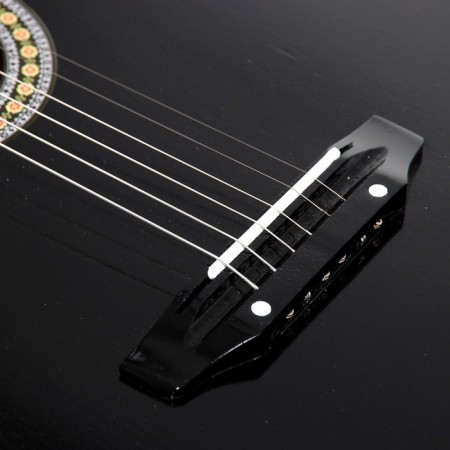 Acoustic guitar is 6 string, Menz. 650mm, strings metal, head without grooves-6