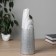 VAZA Ceramics Table "Brigham" Classic Galant, D-6CM, H-29.5X9 cm, white-gray