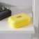 Plastic soap dish, 11 × 7.5 × 4 cm, color mix
