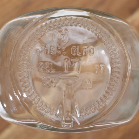 Sugar, glass, 260 ml, with a plastic dispenser-6