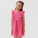 Baby dress with ruffles KAFTAN "Muslin", p. 34 (122-128 cm), bright pink