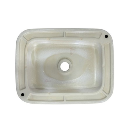 Comforty 78575-50 shell shell, rectangular, white color, 50 cm-4