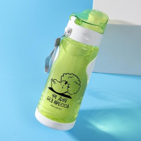 Water bottle "Not a day without a press", 600 ml-1