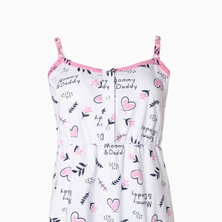 Female set (shirt/robe) for pregnant women, bright pink color, size 54-3